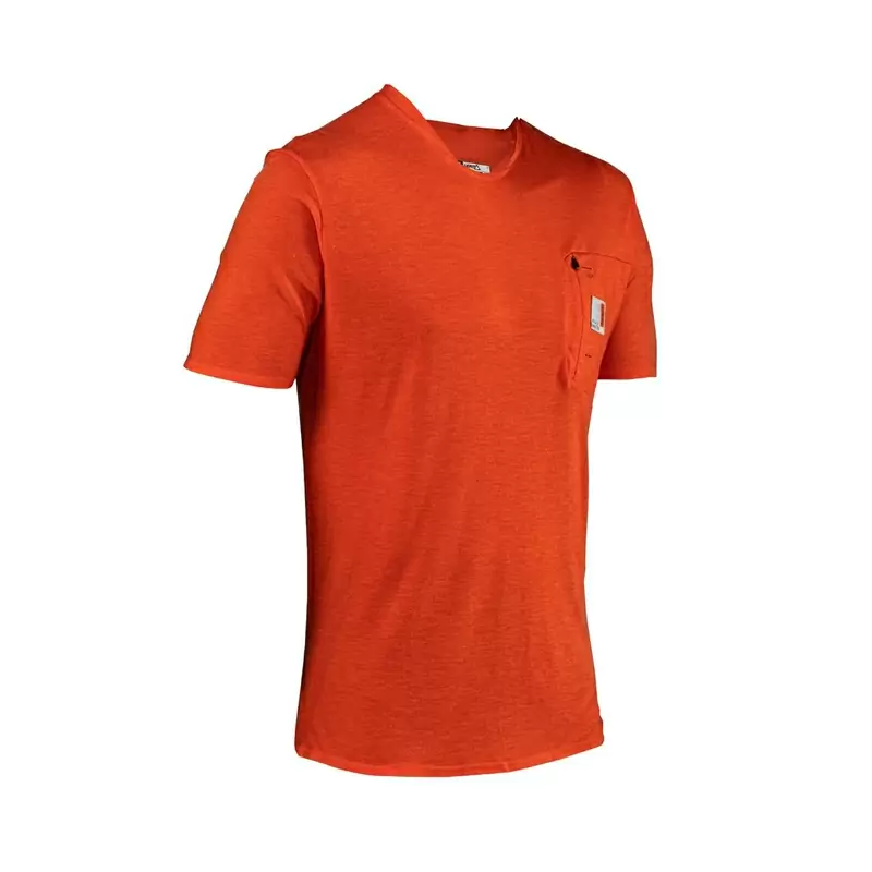 Maglia Maniche Lunghe MTB AllMtn 2.0 Arancio Taglia XS - image