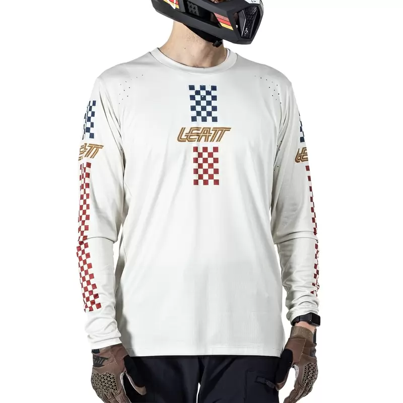 Maglia Maniche Lunghe MTB Enduro 4.0 Bianco Taglia XS #6