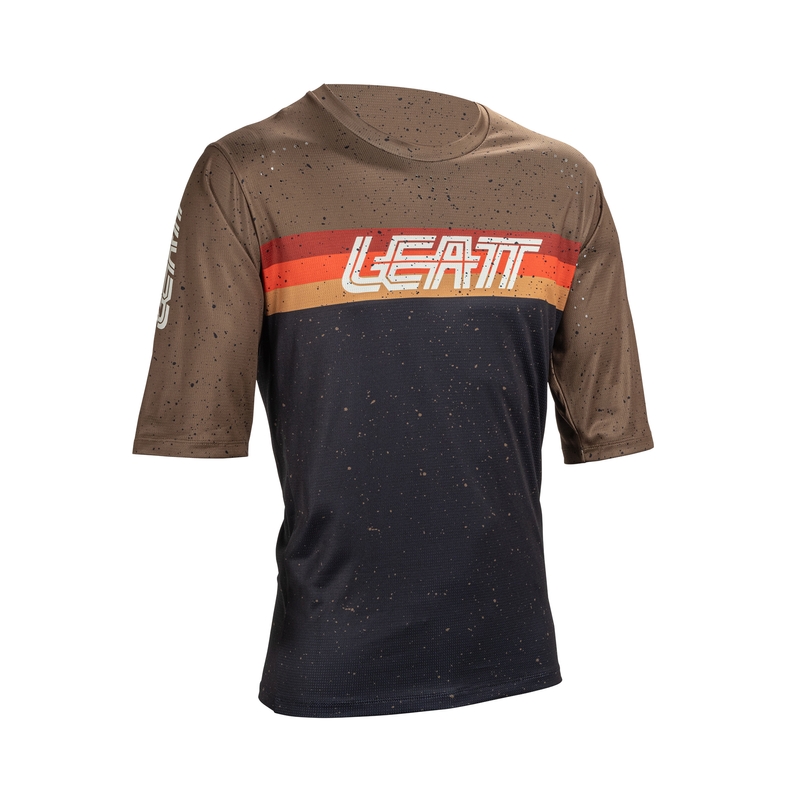 MTB Enduro 3.0 Short Sleeve Jersey Brown/Black Size 3XL