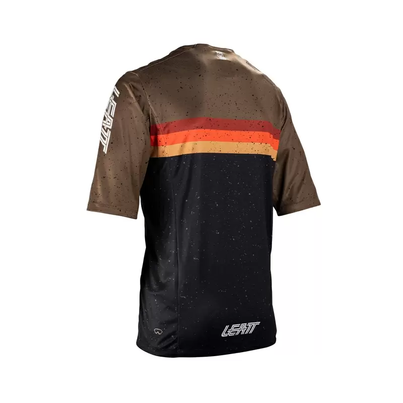 MTB Enduro 3.0 Kurzarmtrikot Braun/Schwarz Größe 3XL #7