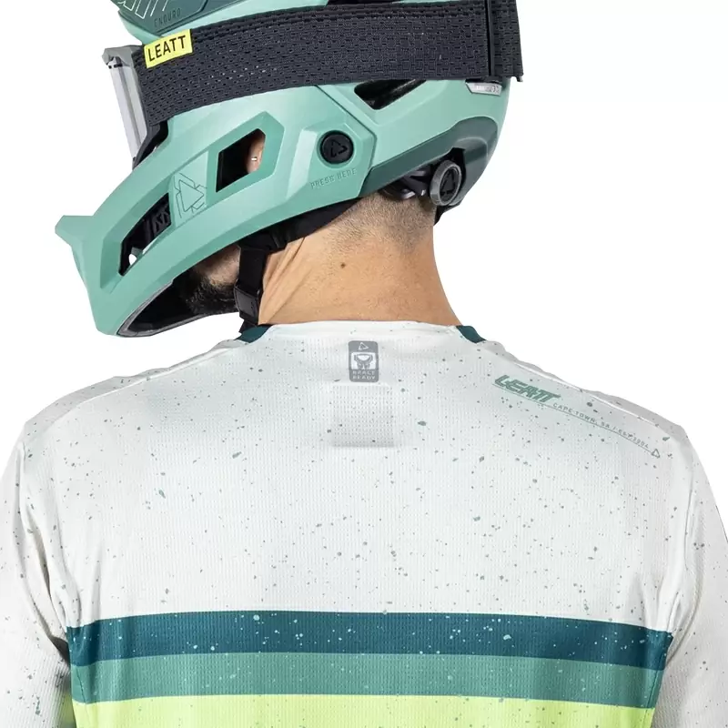 Maglia Maniche Corte MTB Enduro 3.0 Bianco/Verde Taglia S #1