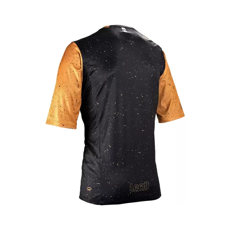 MTB Enduro 3.0 Short Sleeve Jersey Black/Brown Size S #6