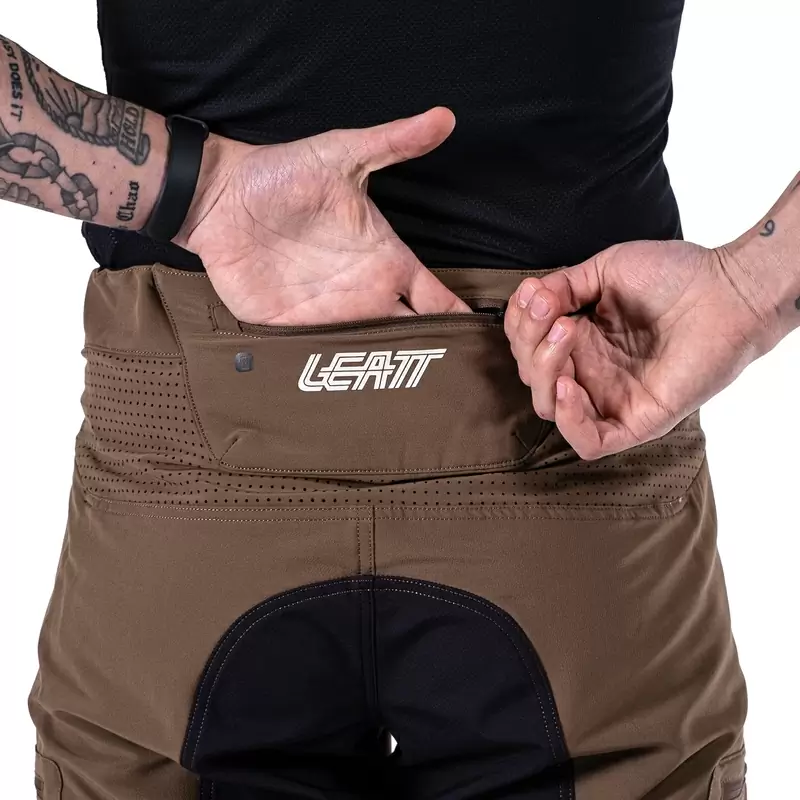 Pantaloni Lunghi MTB Enduro 3.0 Marrone/Nero Taglia XS #1