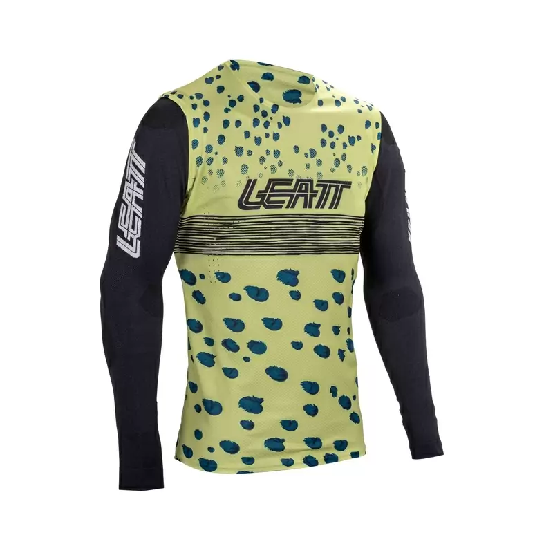 Maglia Maniche Lunghe MTB Gravity 5.0 Verde/Nero Taglia S - image