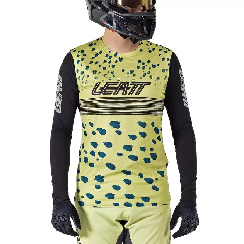 Maglia Maniche Lunghe MTB Gravity 5.0 Verde/Nero Taglia S #4