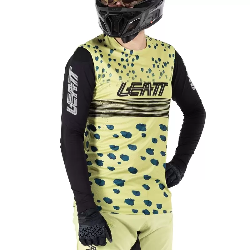 Maglia Maniche Lunghe MTB Gravity 5.0 Verde/Nero Taglia S #5