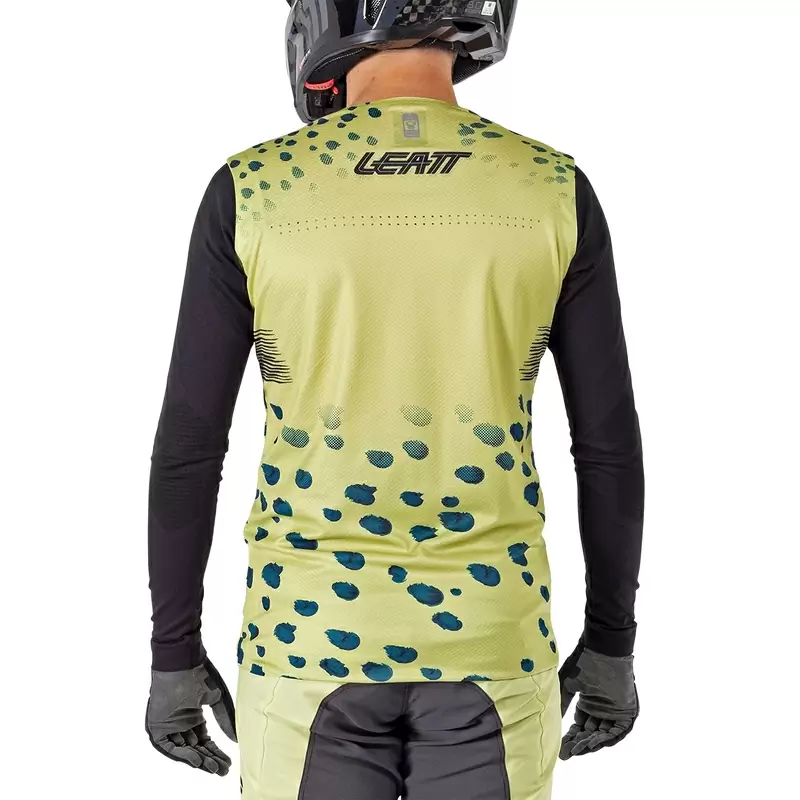 Maglia Maniche Lunghe MTB Gravity 5.0 Verde/Nero Taglia S #6