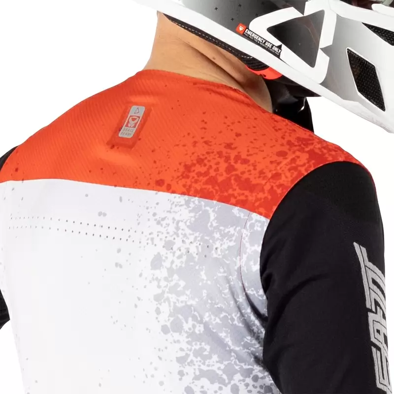 Maglia Maniche Lunghe MTB Gravity 5.0 Arancio/Bianco/Nero Taglia M #2