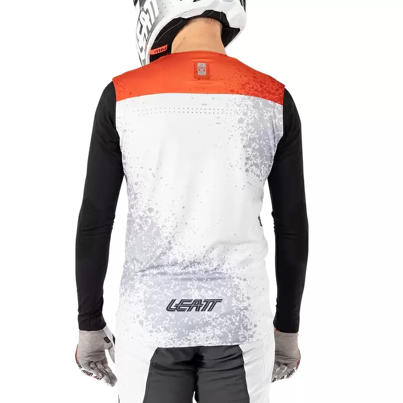 Maglia Maniche Lunghe MTB Gravity 5.0 Arancio/Bianco/Nero Taglia M #5