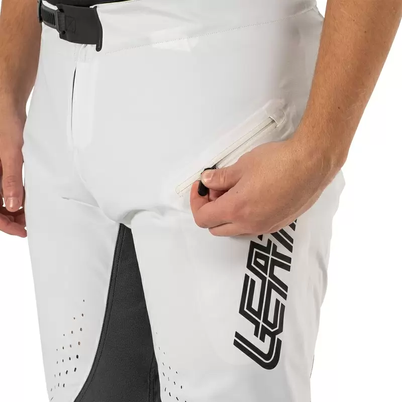 Pantaloni Lunghi MTB Gravity 5.0 Bianco/Nero Taglia XS #2