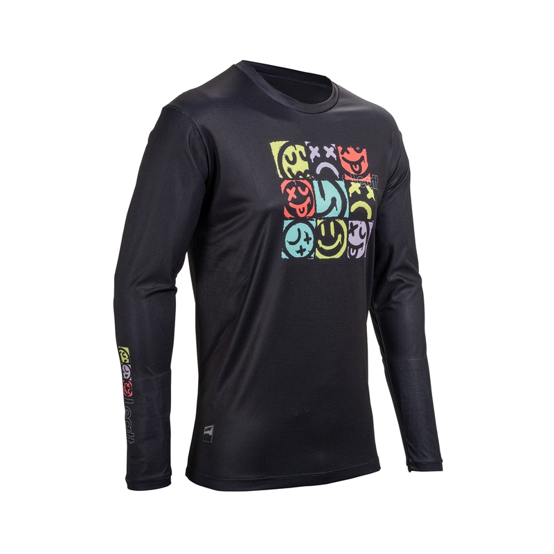 Maglia Maniche Lunghe MTB Gravity 3.0 Nero Taglia XS