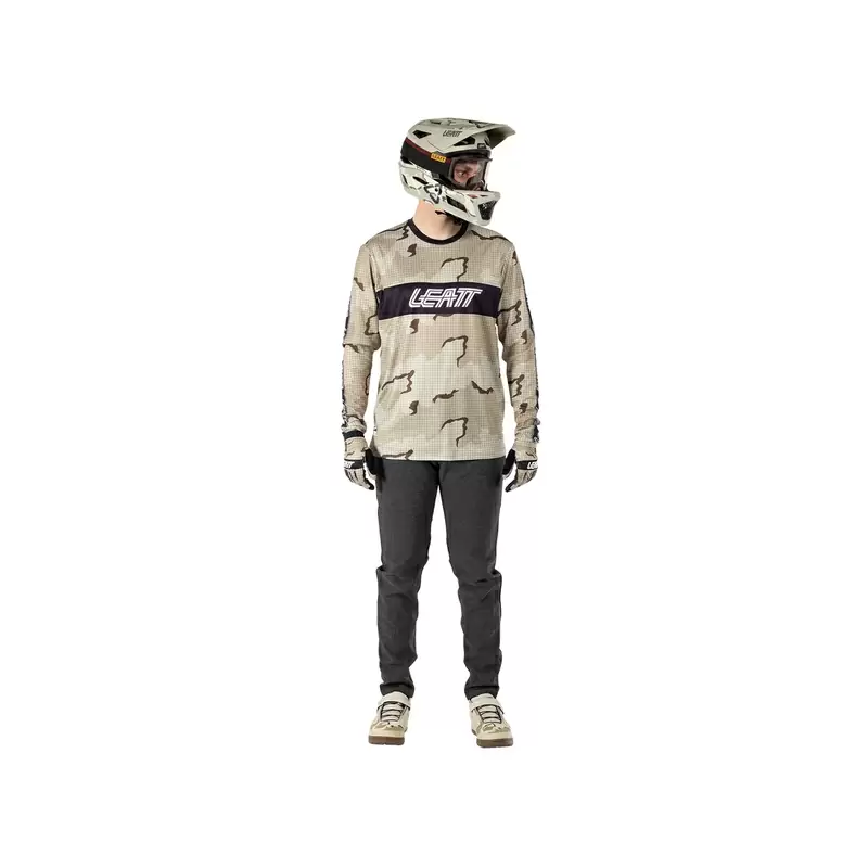 Gravity 3.0 MTB Langarmtrikot Grau Camo Größe XS #4