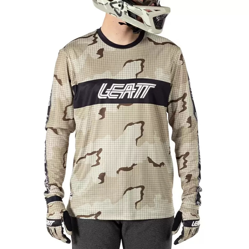 Gravity 3.0 MTB Langarmtrikot Grau Camo Größe XS #6