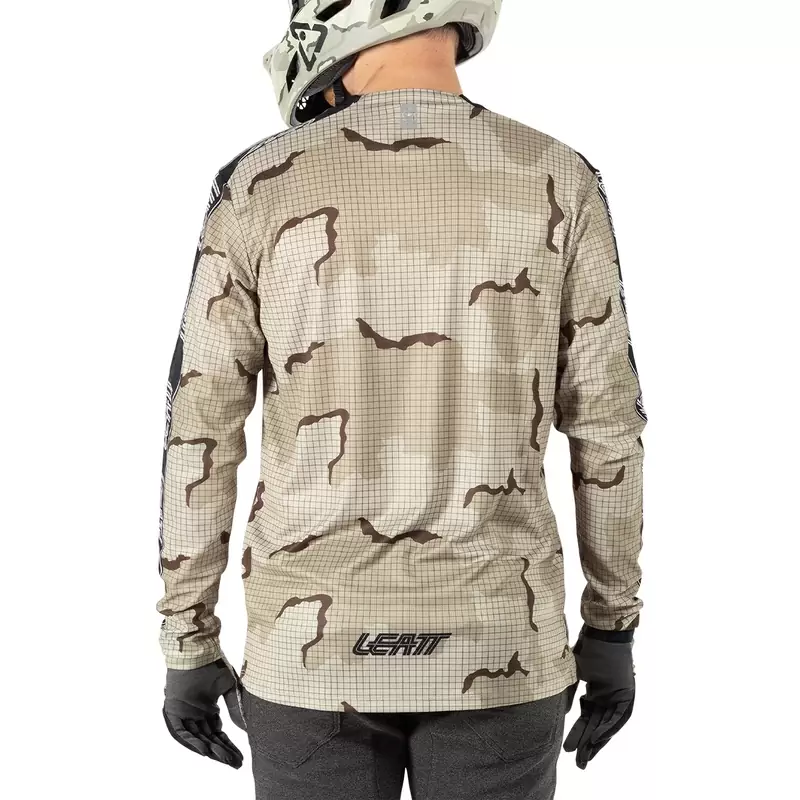 Gravity 3.0 MTB Langarmtrikot Grau Camo Größe XS #7