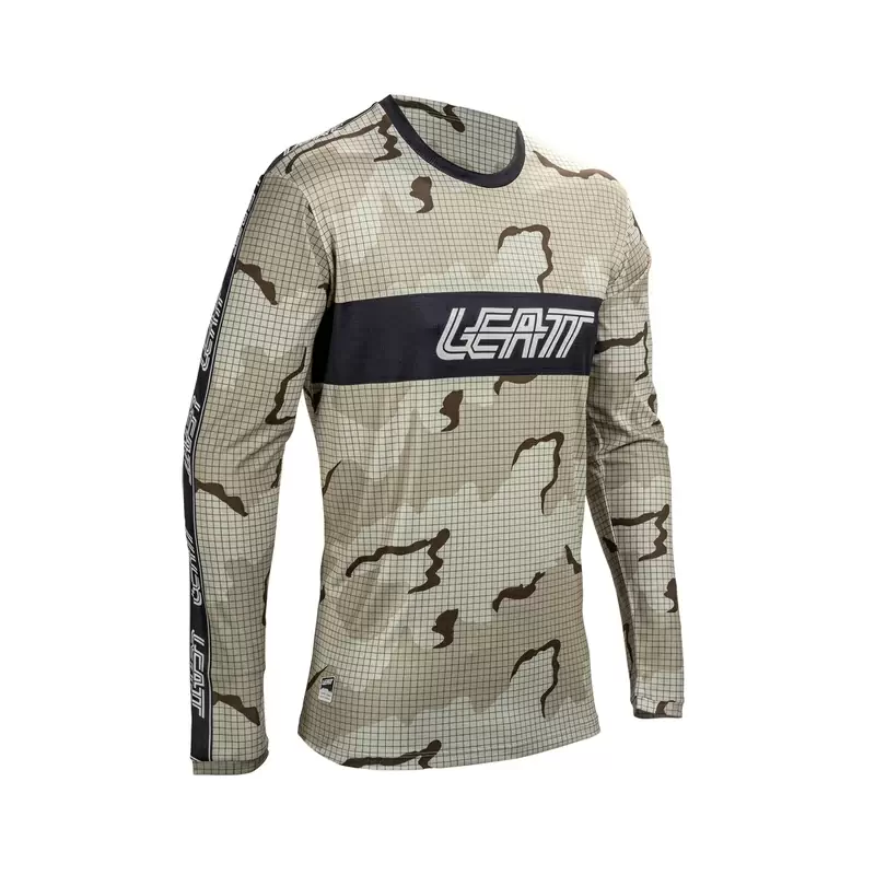 Maglia Maniche Lunghe MTB Gravity 3.0 Grigio Camo Taglia M - image