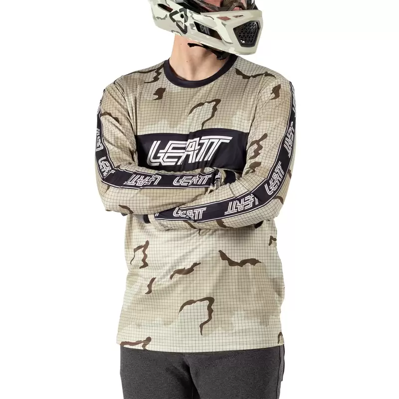 Maglia Maniche Lunghe MTB Gravity 3.0 Grigio Camo Taglia M #3