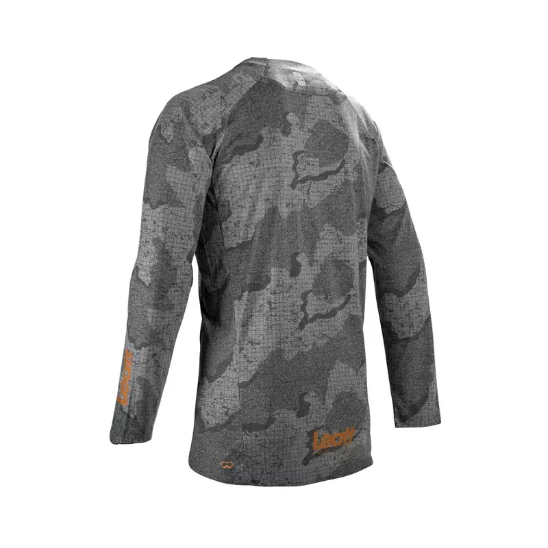 Maglia Maniche Lunghe MTB Gravity 2.0 Grigio Camo Taglia S #1