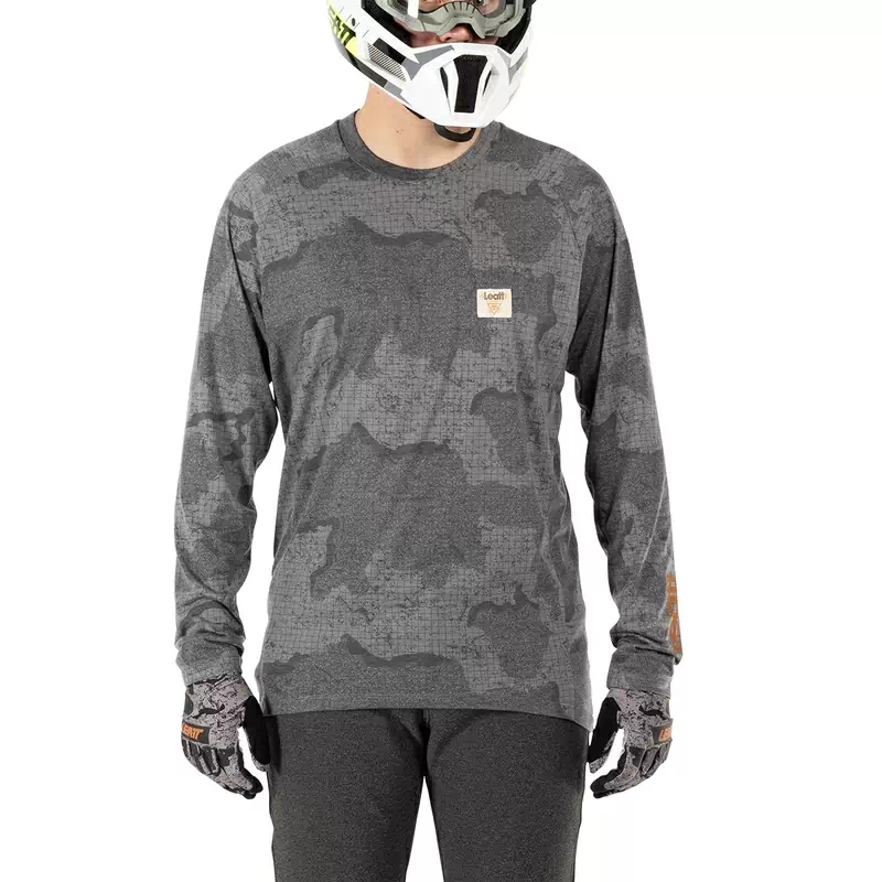 Maglia Maniche Lunghe MTB Gravity 2.0 Grigio Camo Taglia S #6