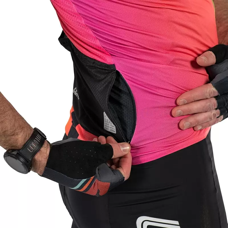 Maglia Maniche Corte MTB Endurance 6.0 Rosa/Giallo Taglia XXL #4