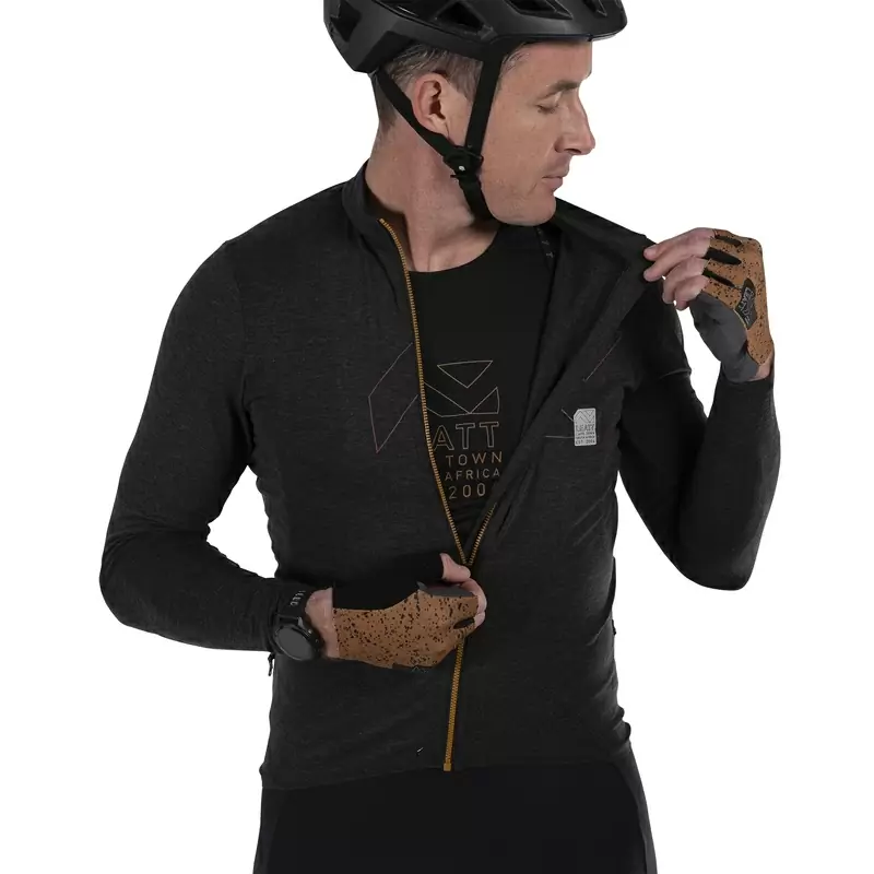 MTB Endurance 4.0 Langarmtrikot Schwarz Größe XL #4