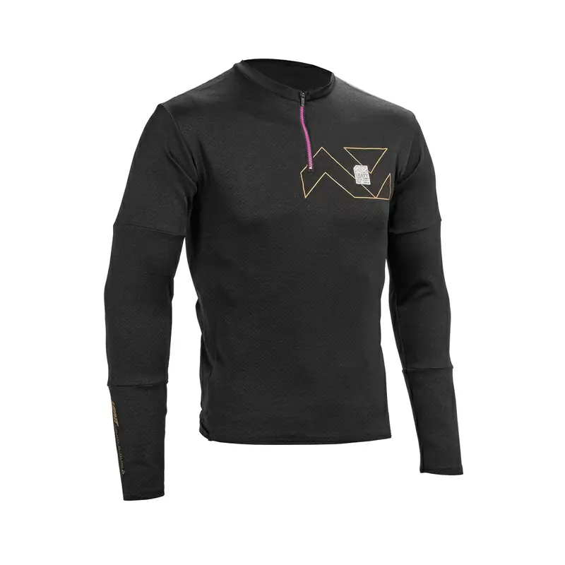 MTB Trail 4.0 Langarmtrikot Schwarz Größe XXL - image