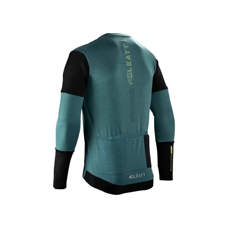 Maglia MTB Invernale Trail 4.0 Blu/Nero Taglia XS #1