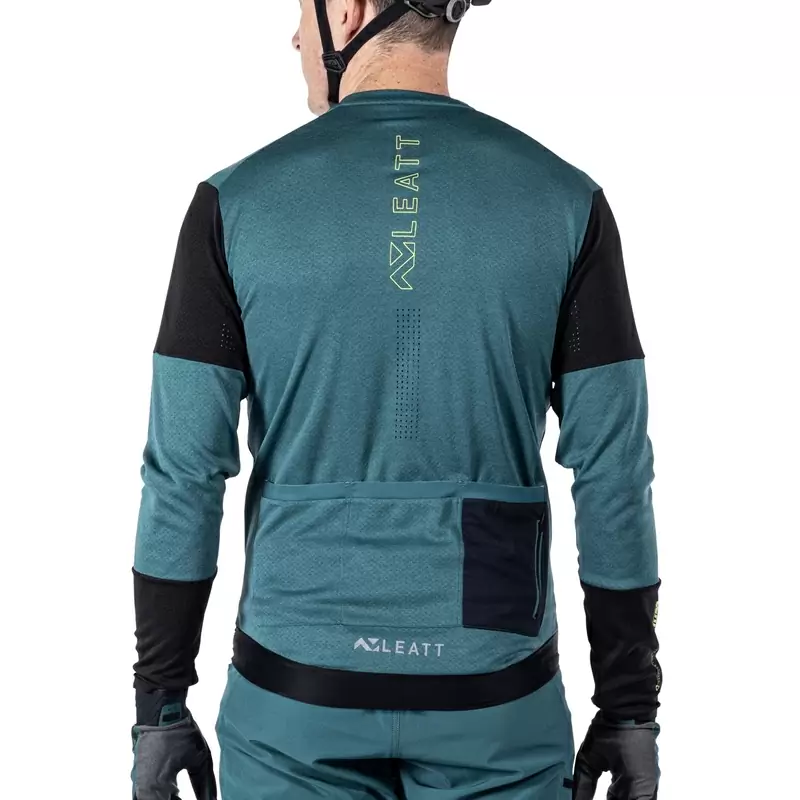 MTB Trail 4.0 Langarmtrikot Blau/Schwarz Größe XL #7