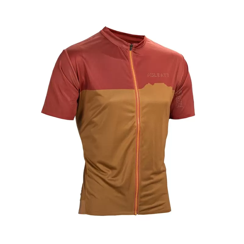 MTB Trail 3.0 Short Sleeve Jersey Red/Beige Size XS - image