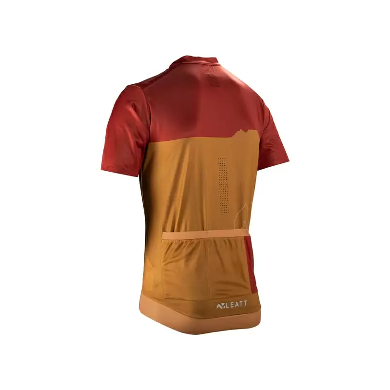 MTB Trail 3.0 Short Sleeve Jersey Red/Beige Size XS #1