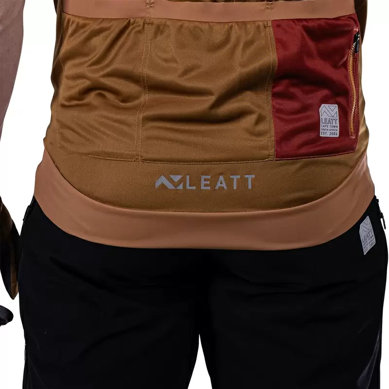 MTB Trail 3.0 Short Sleeve Jersey Red/Beige Size XS #3