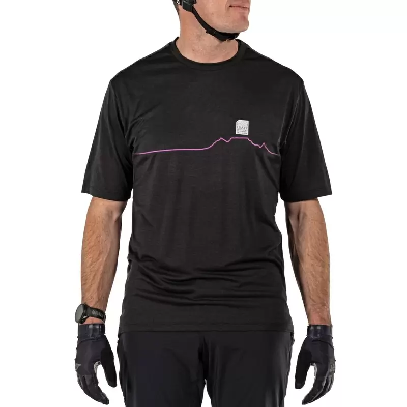 Maglia Maniche Corte MTB Trail 1.0 Nero Taglia L #7