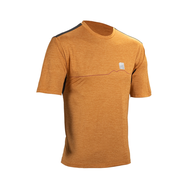 Maglia Maniche Corte MTB Trail 1.0 Arancio Taglia L