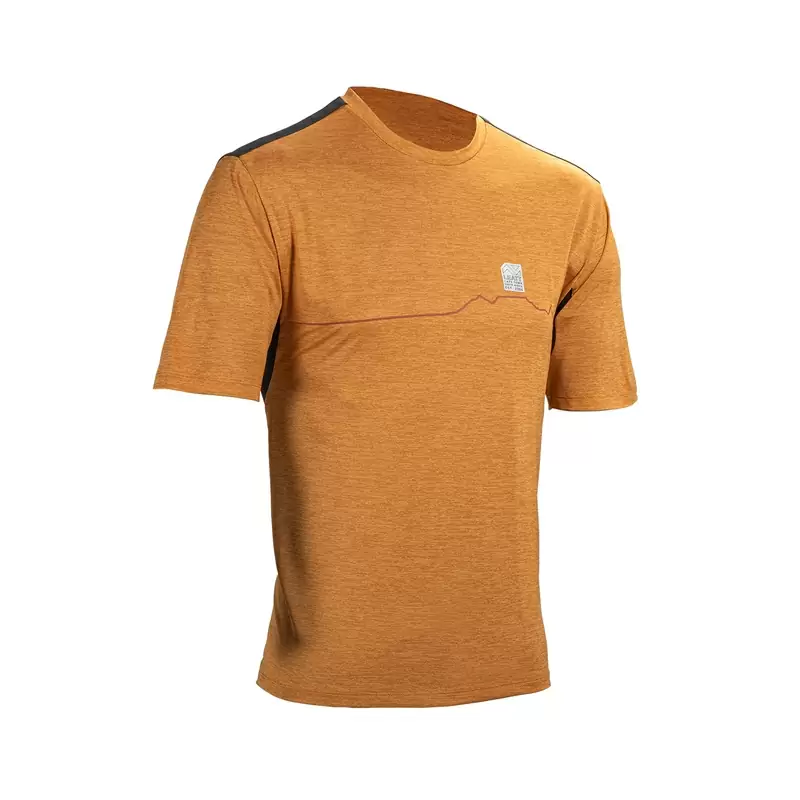 Maglia Maniche Corte MTB Trail 1.0 Arancio Taglia L - image