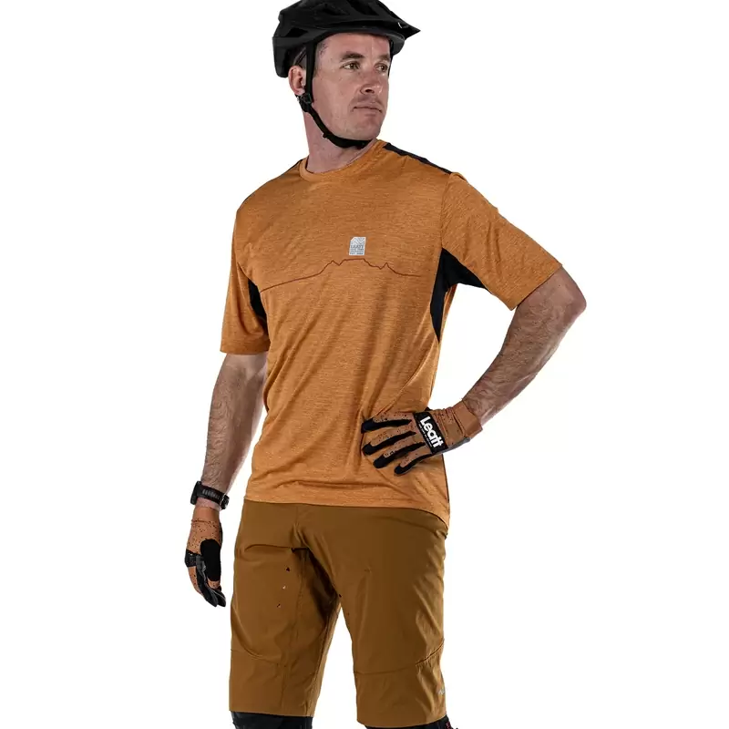 Maglia Maniche Corte MTB Trail 1.0 Arancio Taglia L #5