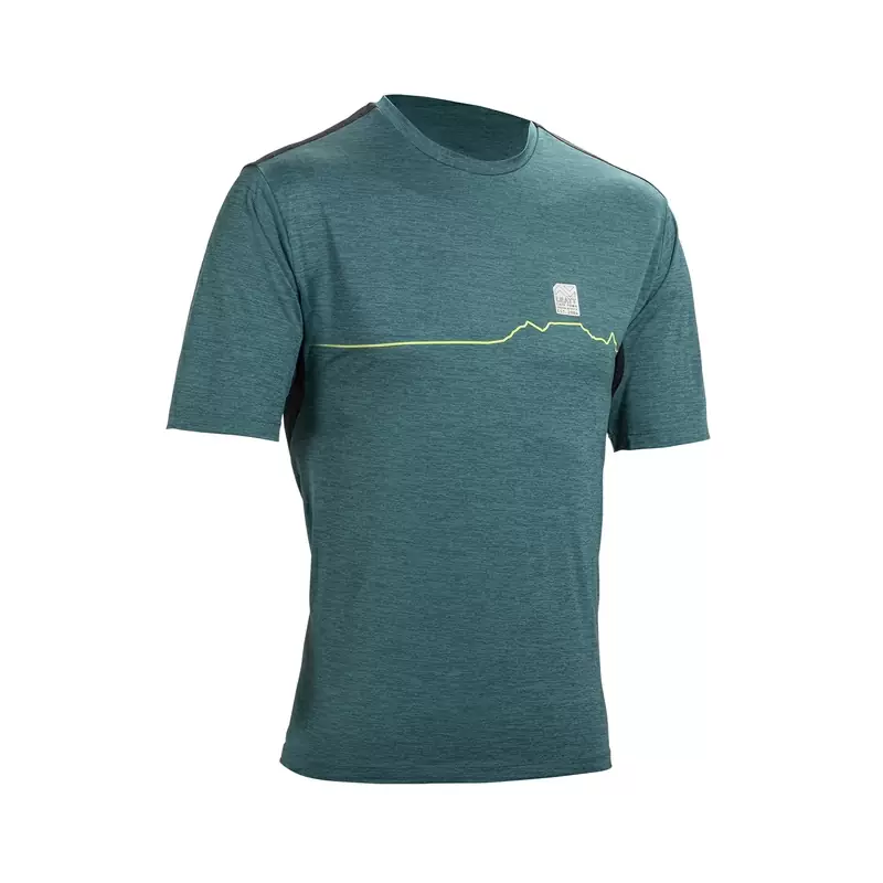 MTB Trail 1.0 Kurzarmtrikot Blau Größe XS - image