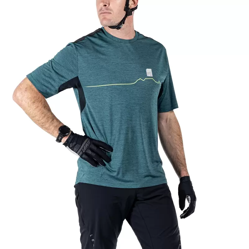 MTB Trail 1.0 Kurzarmtrikot Blau Größe XS #4