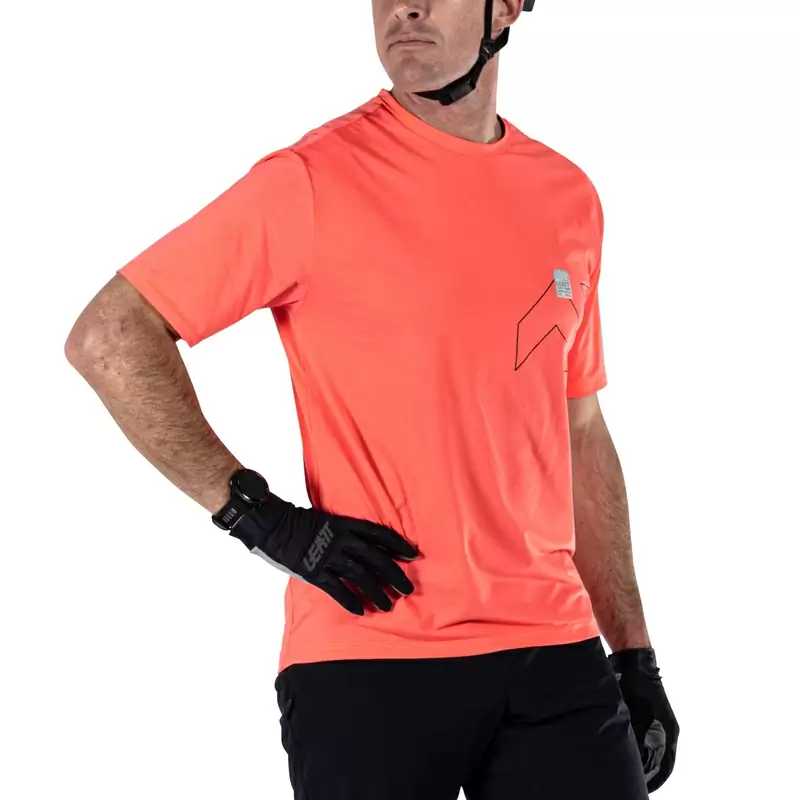 Maglia Maniche Corte MTB Trail 1.0 X-Flow Rosa Taglia XXL #4