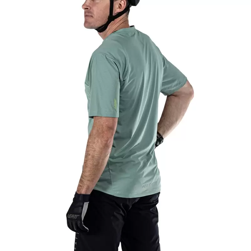 Maglia Maniche Corte MTB Trail 1.0 X-Flow Verde Taglia XS #5
