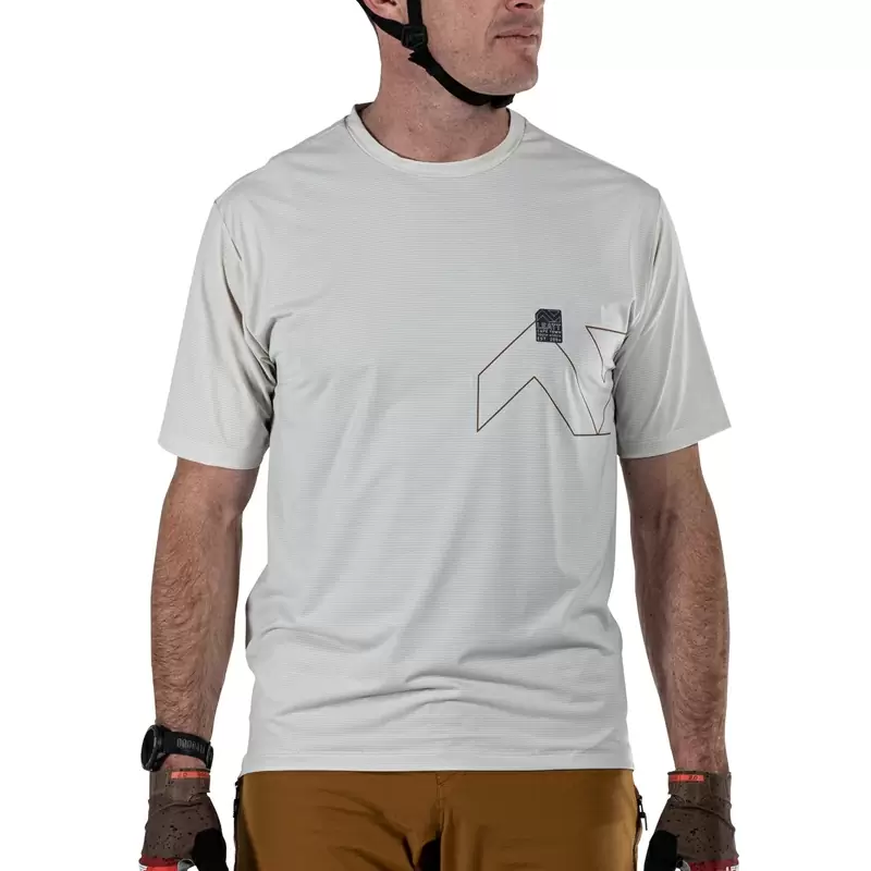 Maillot MTB Trail 1.0 X-Flow Manga Corta Blanco Talla XS #6