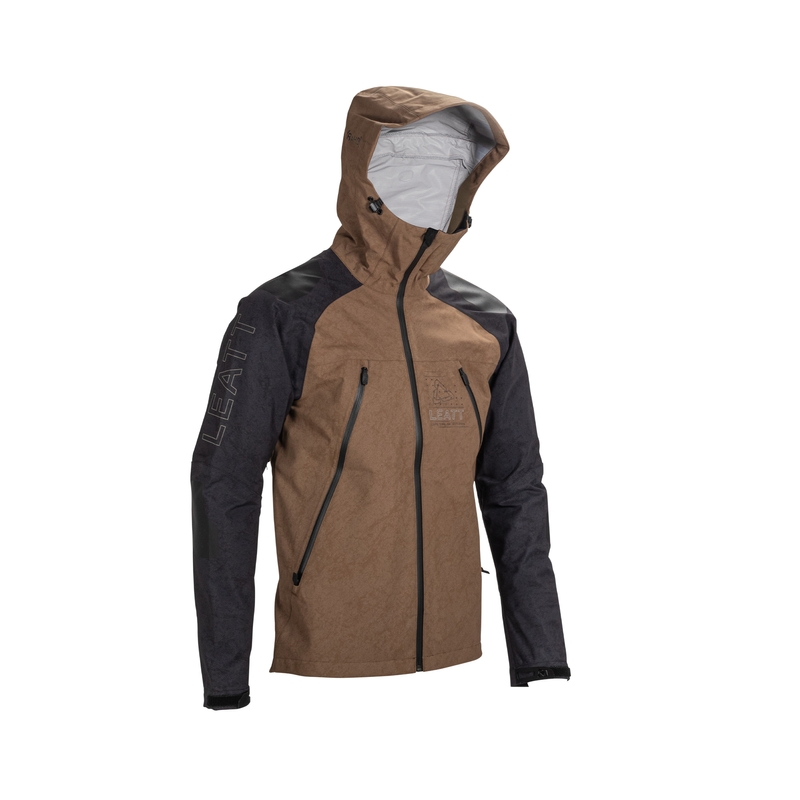 Giacca MTB HydraDri 5.0 Nero/Marrone Taglia L