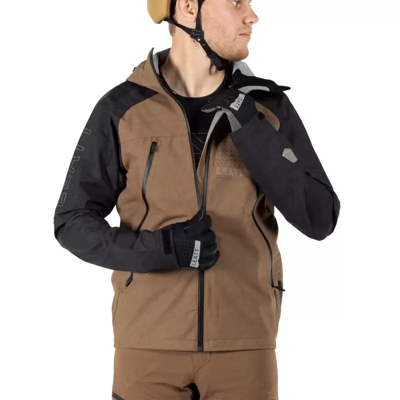Giacca MTB HydraDri 5.0 Nero/Marrone Taglia L #11