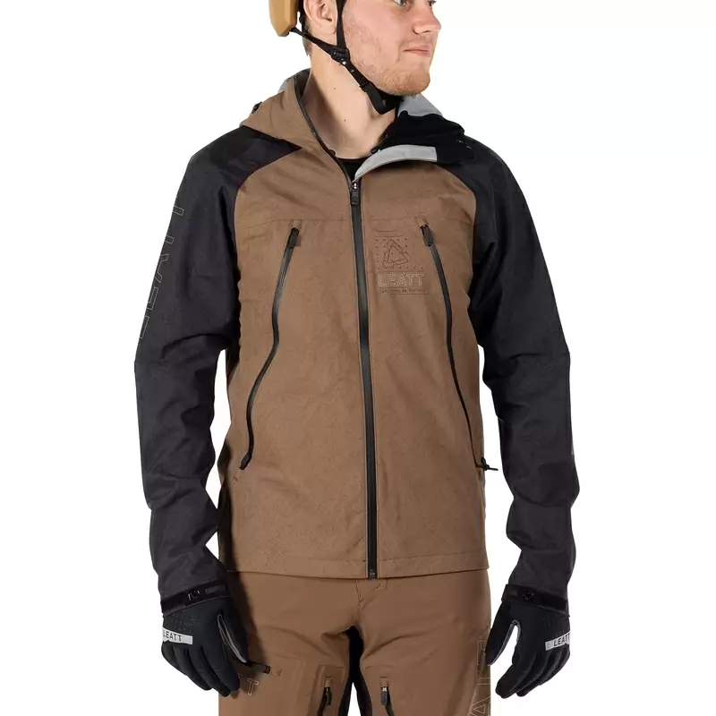 Giacca MTB HydraDri 5.0 Nero/Marrone Taglia L #12