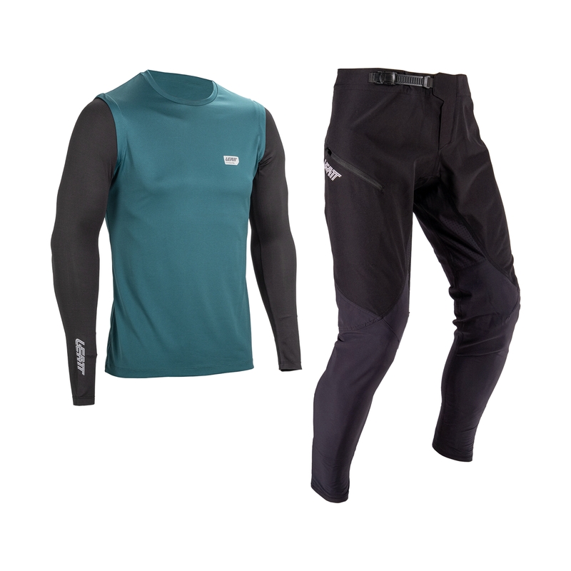 Completo Maglia Pantaloni MTB 1.0 Blu/Nero Taglia M