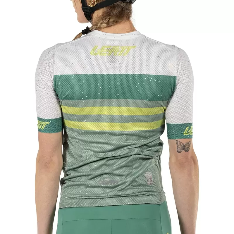 Maglia Maniche Corte MTB Endurance 6.0 Donna Bianco/Verde Taglia S #6