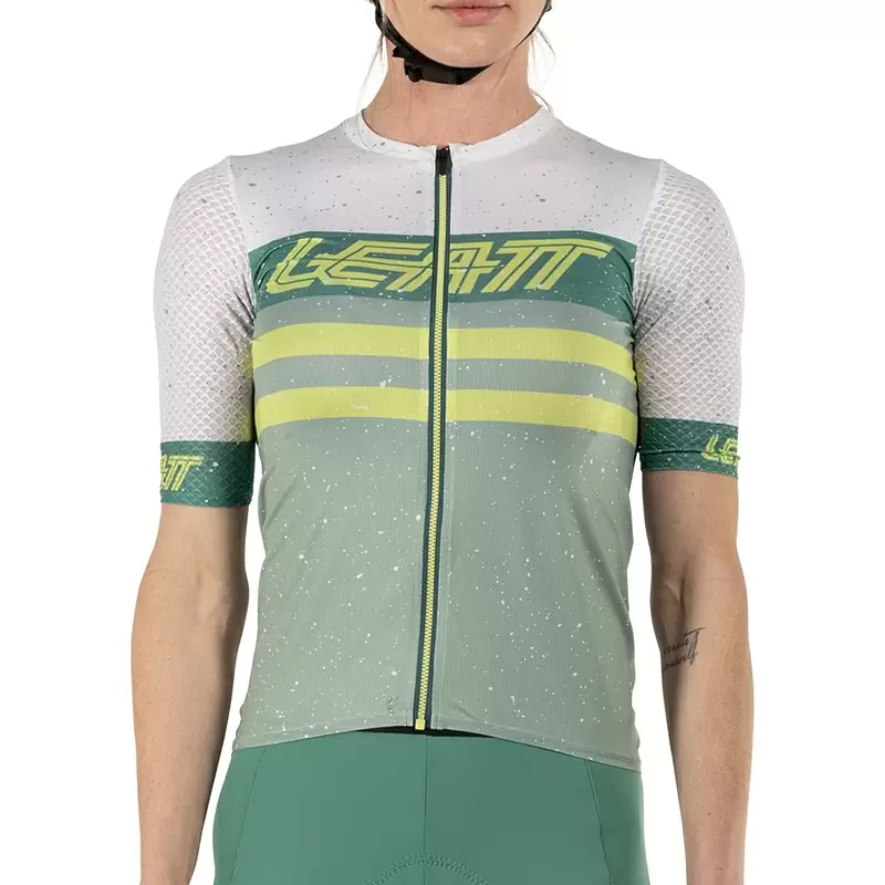 Maglia Maniche Corte MTB Endurance 6.0 Donna Bianco/Verde Taglia S #7