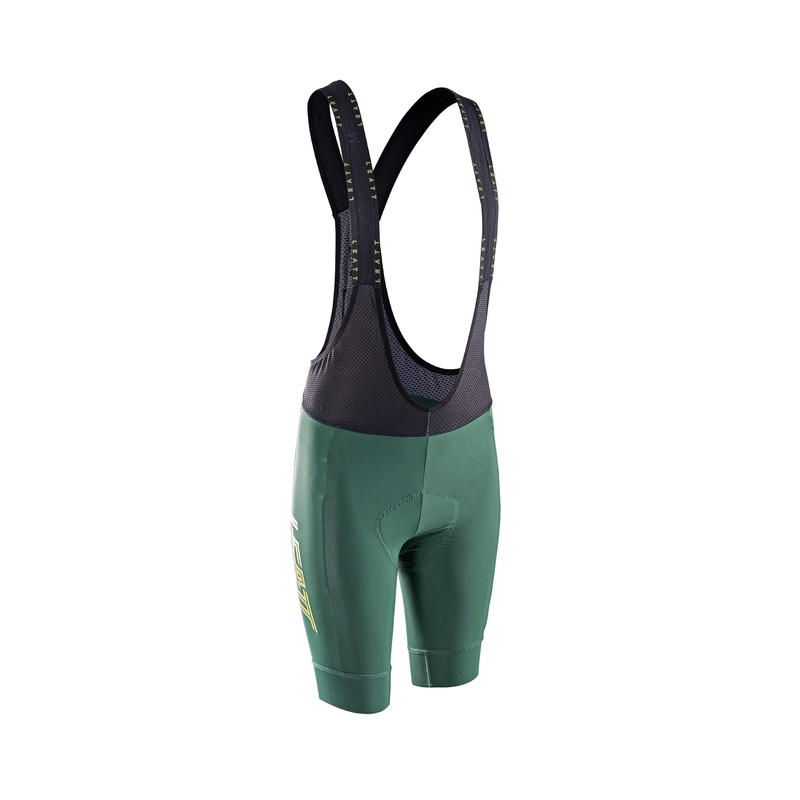 Cuissard à bretelles VTT Endurance 6.0 Femme Noir/Vert Taille XS