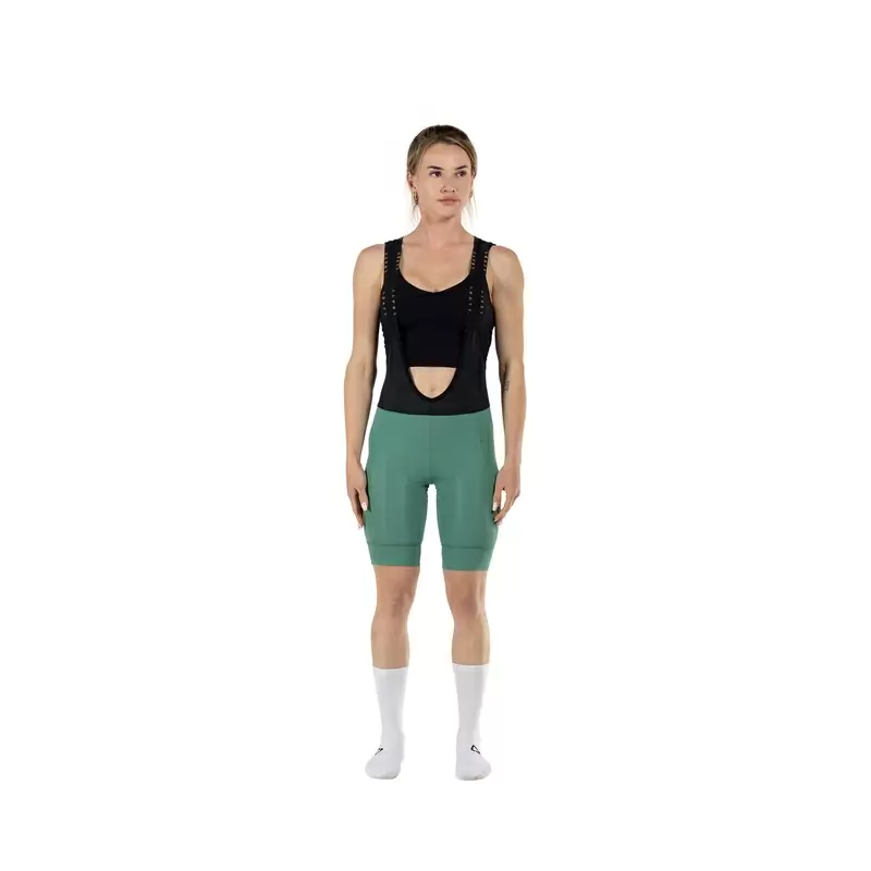 Cuissard à bretelles VTT Endurance 6.0 Femme Noir/Vert Taille M #7