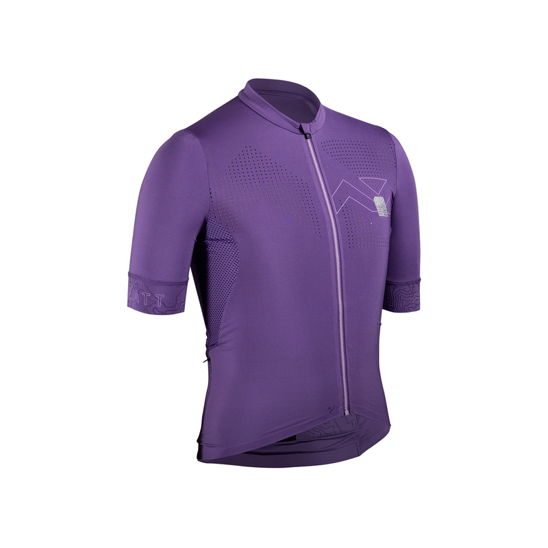 Camisola MTB Endurance 5.0 Mulher Manga Curta Roxo Tamanho S