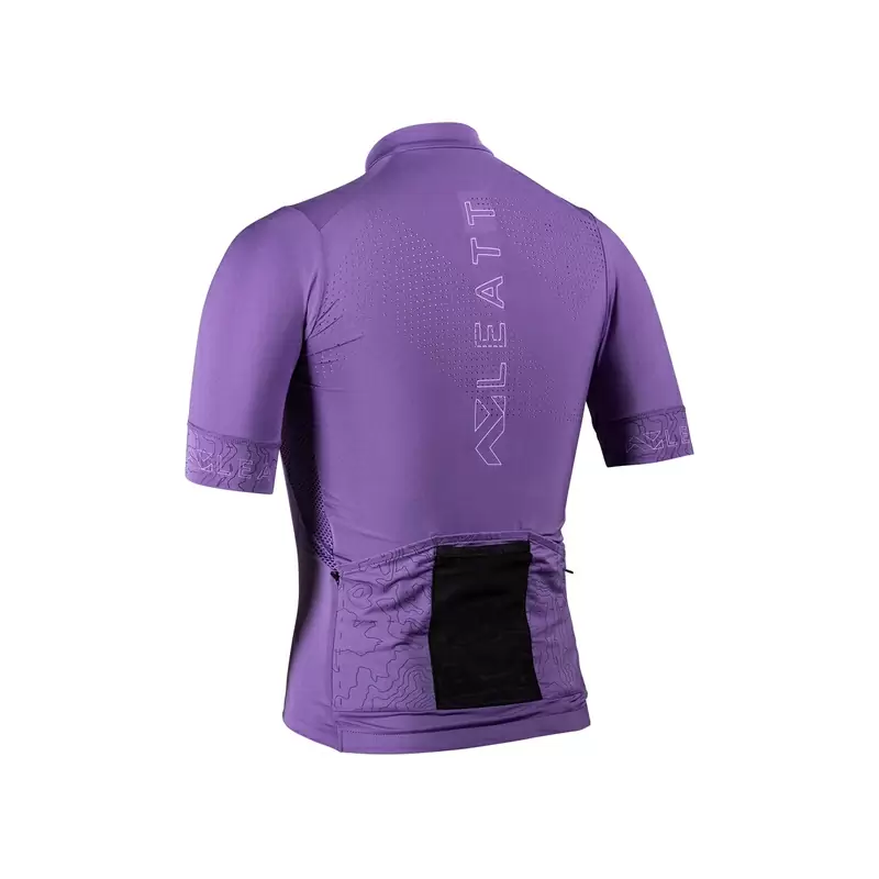 Camisola MTB Endurance 5.0 Mulher Manga Curta Roxo Tamanho S #1