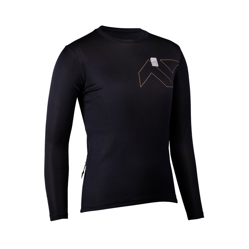 Maglia Maniche Lunghe MTB Trail 3.0 Donna Nero Taglia S